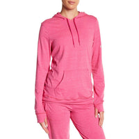 adidas Women's Sw Pullover Hoodie in shock pink - women's top