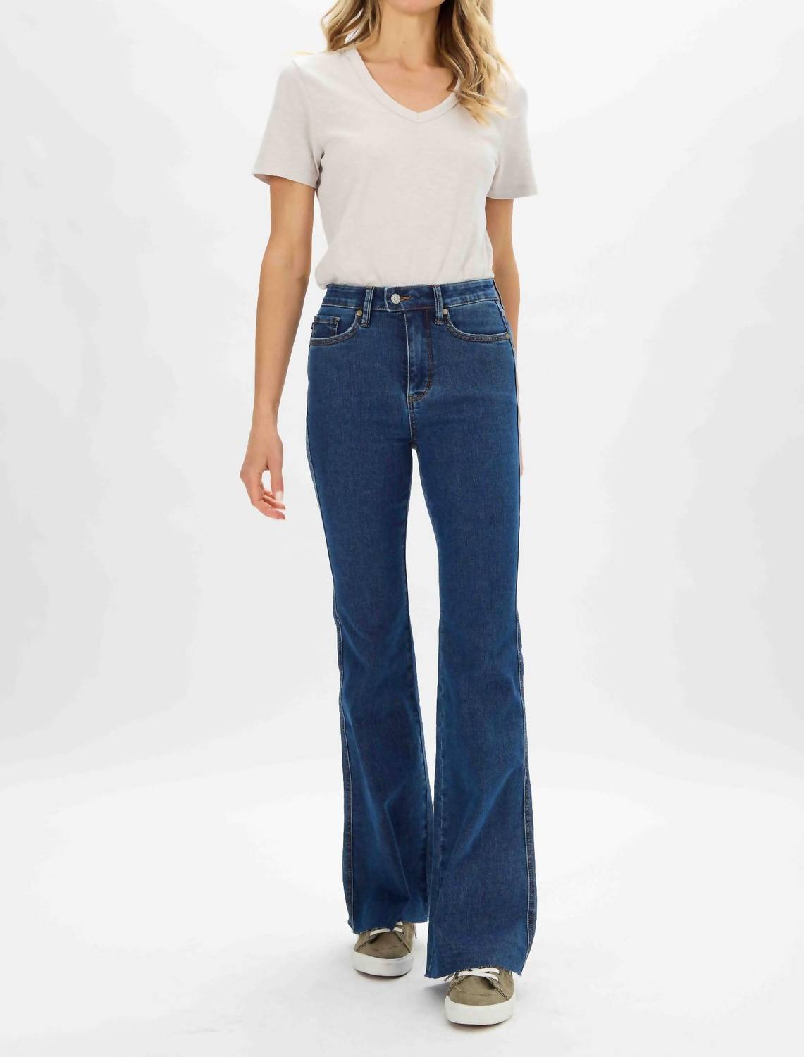 Judy Blue - Cool Denim High Waist Control Flare Jeans