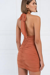 Kikiriki - Cut Out Halter Neck Mini Dress