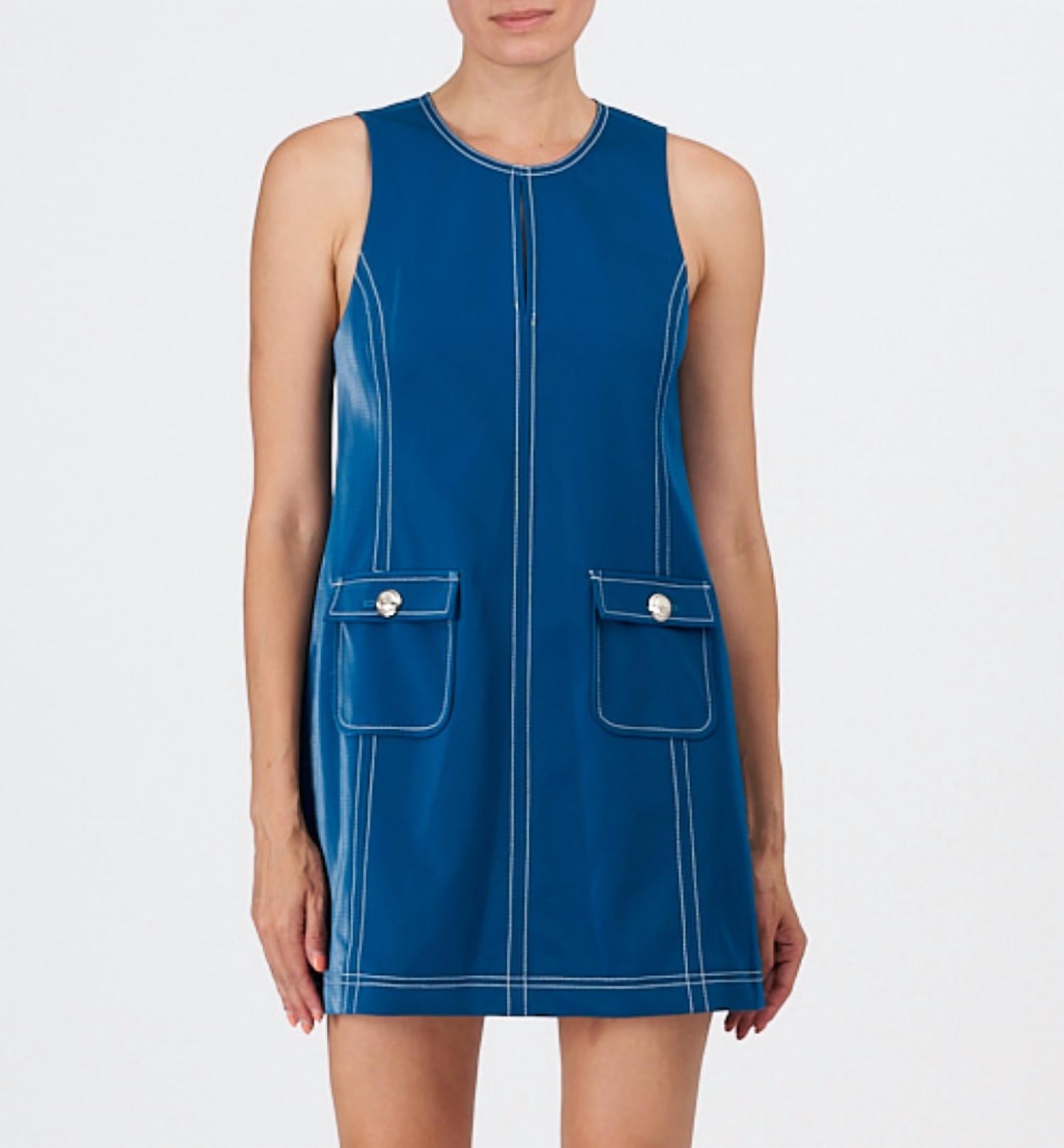 Cinq A Sept - Embossed Faux Seal Mia Dress