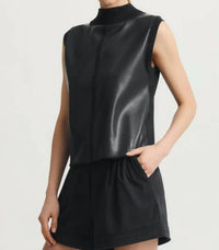 Melissa Nepton - Nico Vegan Leather Sleeveless Top