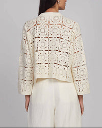 Eleven Six - Tasha Crop Crochet Jacket