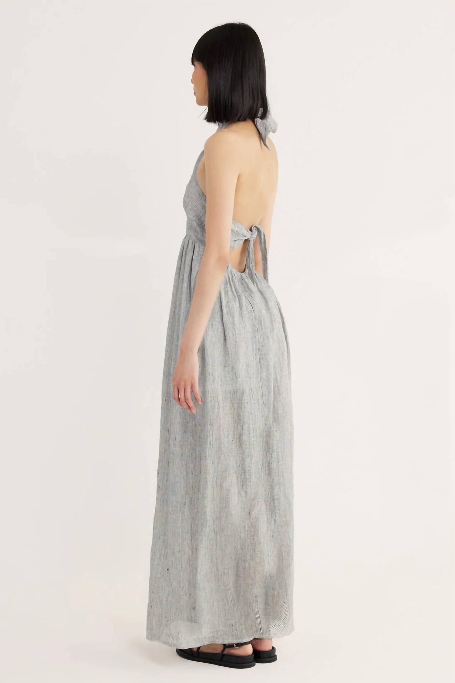 Rumer - Delphine Halter Maxi Dress