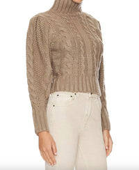 Astr - HAISLEY CABLE KNIT TURTLENECK SWEATER