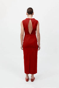 St. Agni - Soft Sculptural Mock Neck Dress