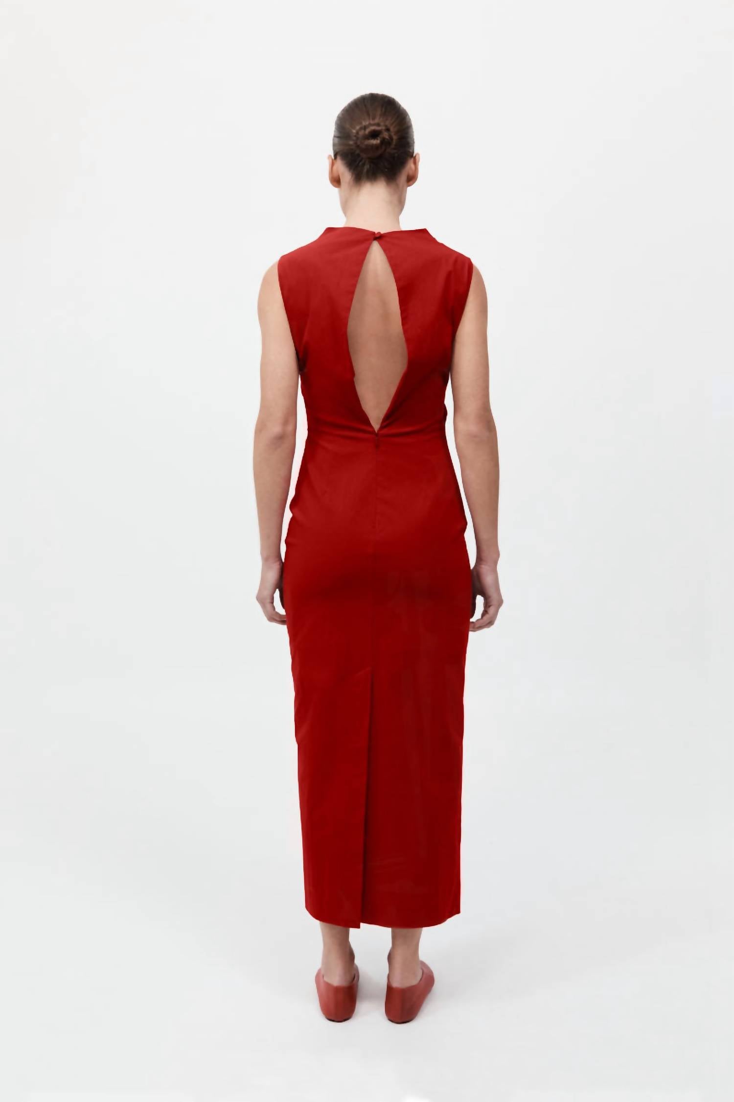 St. Agni - Soft Sculptural Mock Neck Dress