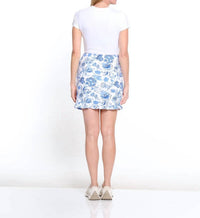 Multiples - Elastic Waist Ruffle Hem Skort