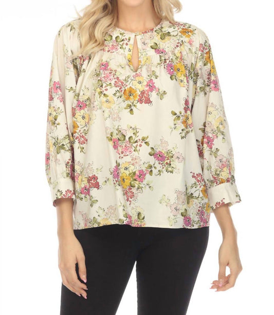 Johnny Was - Jade Love Isabella Floral 3/4 Sleeve Blouse