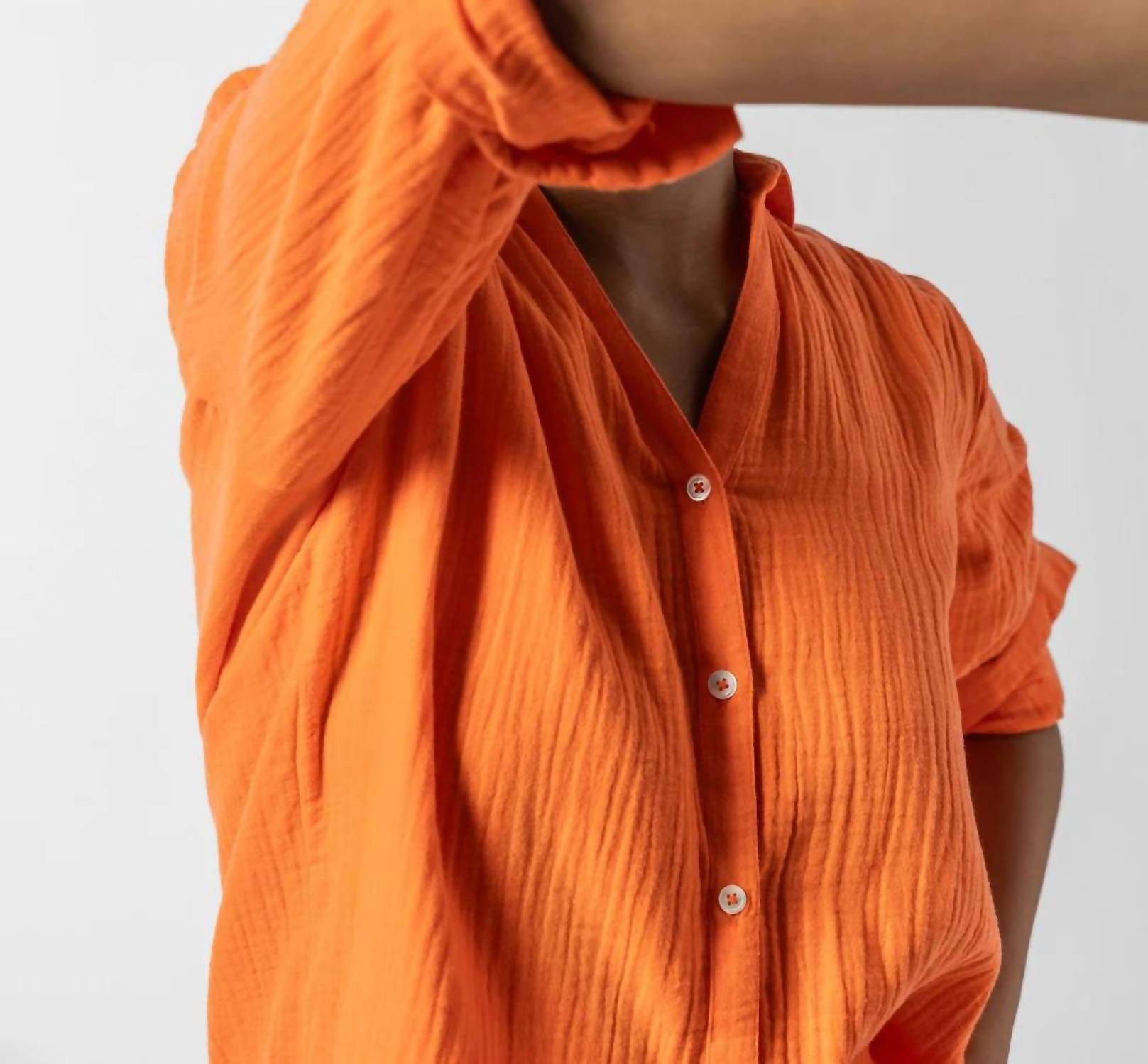 Lilla P - Long Sleeve Button Down Tunic