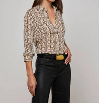 L'Agence - Nina Silk Blouse