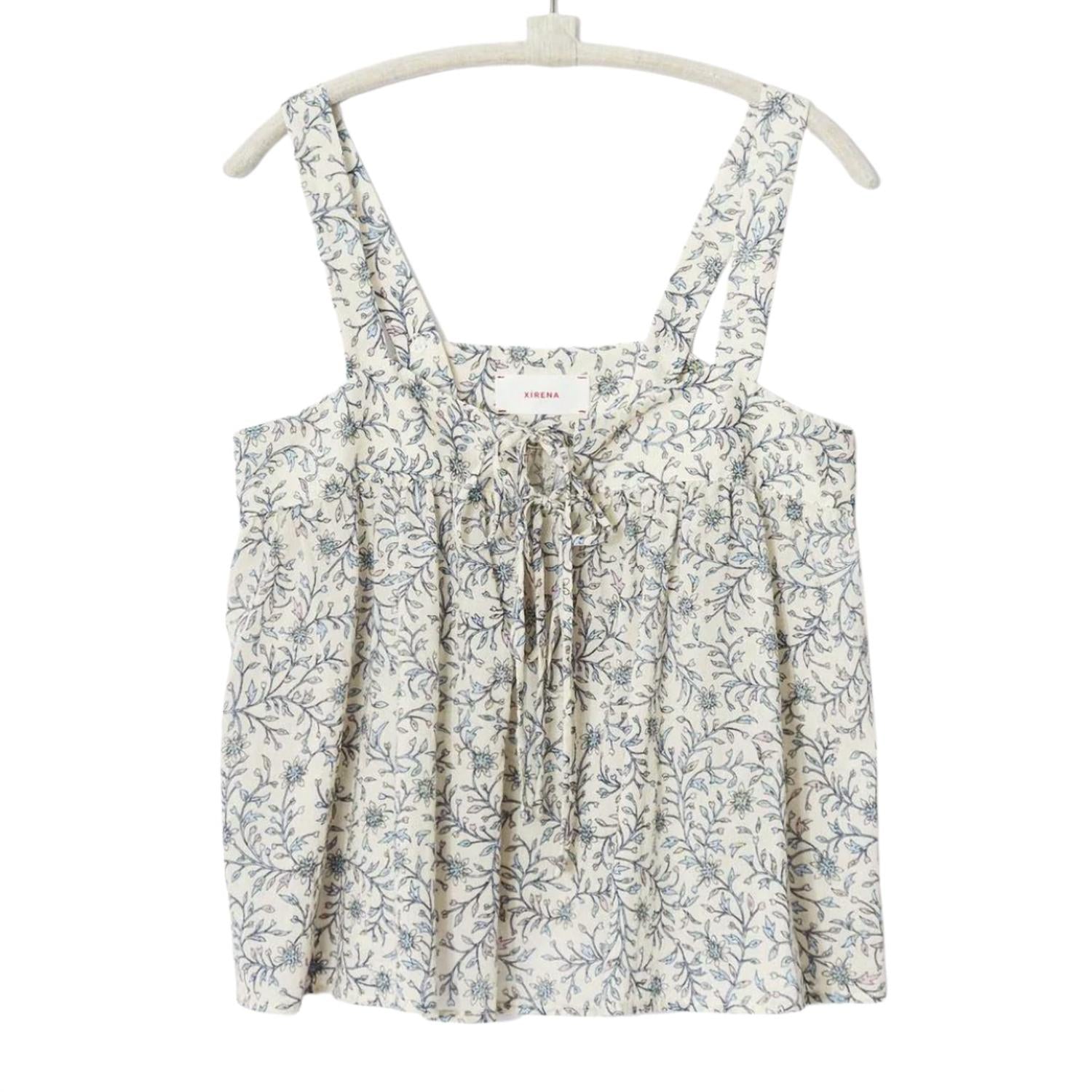 XIRENA Women's Kyra Top in blossom - women's blouse - detail view