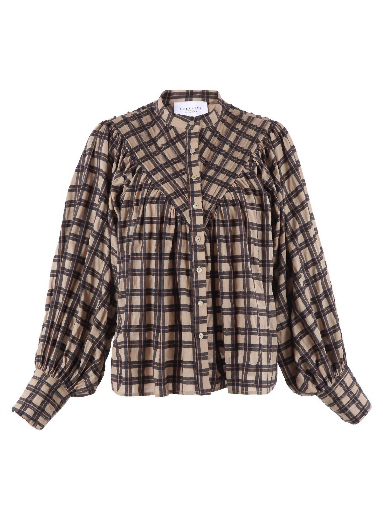 THE SHIRT Shiv Shirt in plaid - women's shirt - alternate view