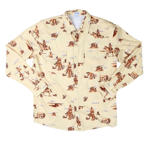 Blue Quail Clothing Co. - Men's Cattle Drive Pearl Snap Long Sleeve