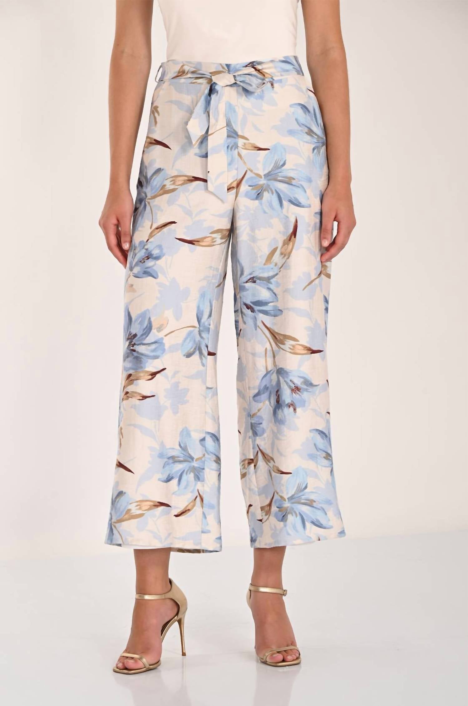 Frank Lyman - Floral High Waisted Pant