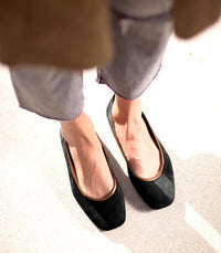 Seychelles Women's City Streets Suede Flats in black suede - women's flats - view 5