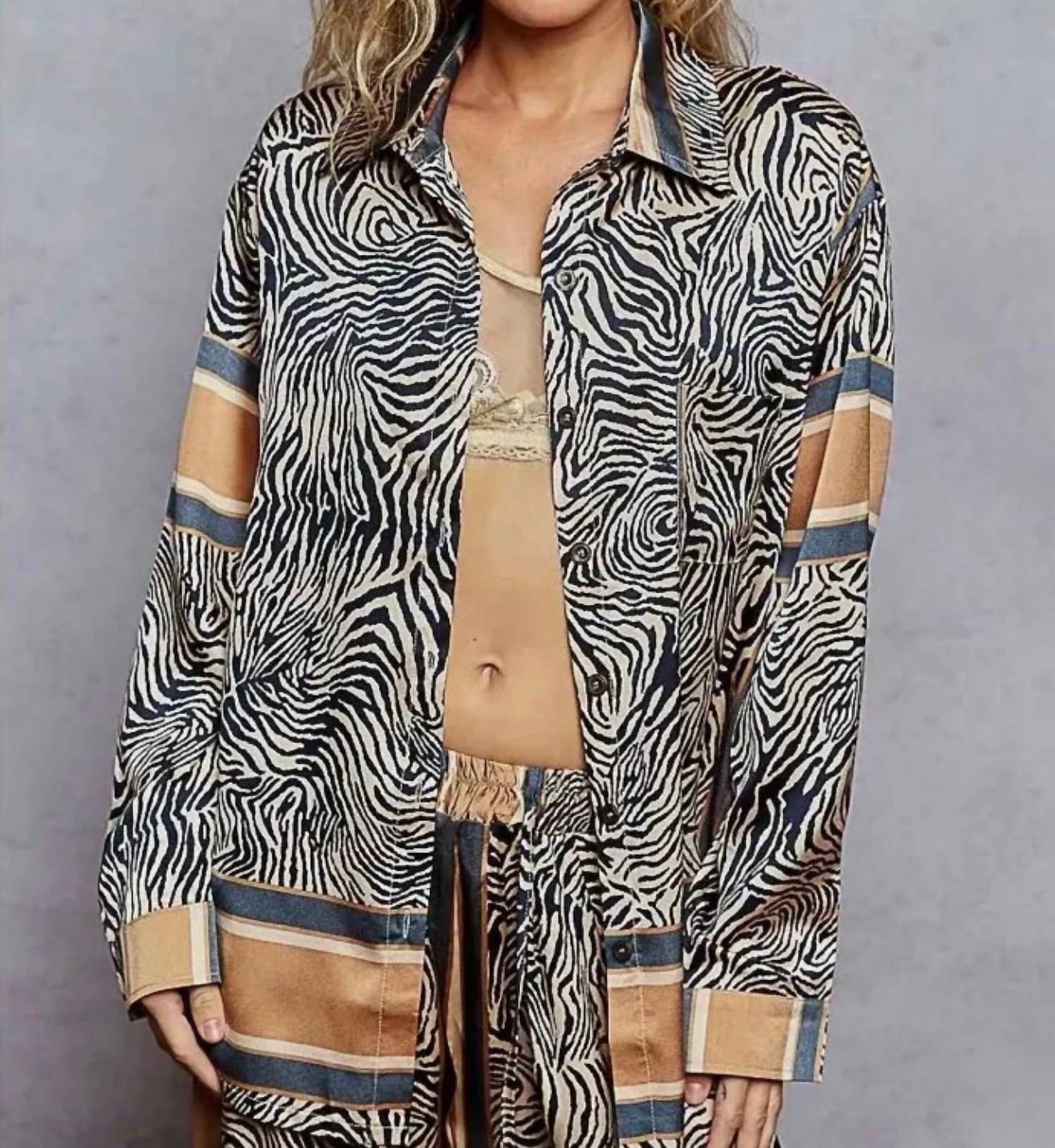 Pol - Striped Woven Shirt