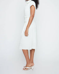 Renuar - Mint To Blush Stripe Midi Dress