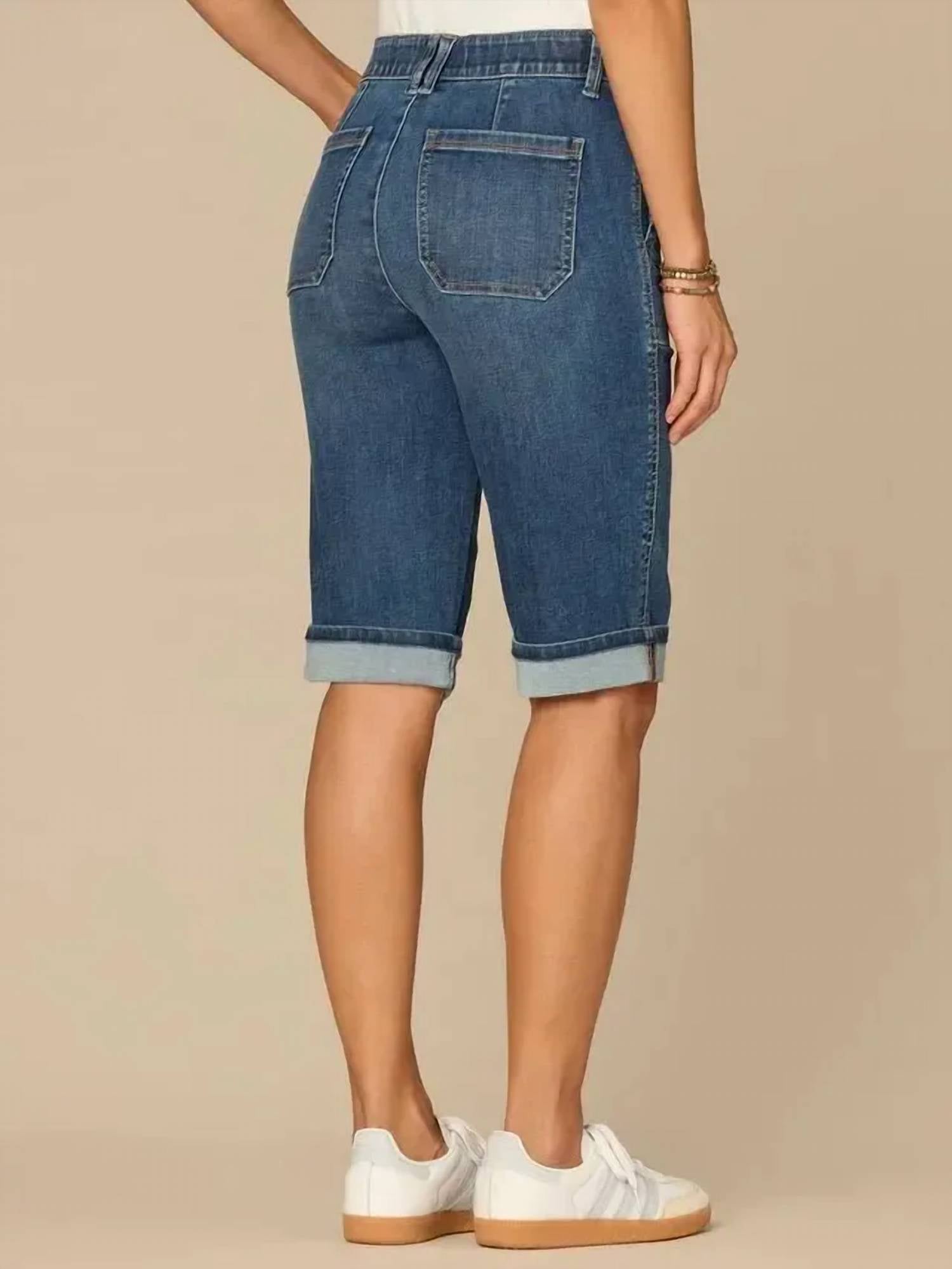 Democracy - Cuffed Bermuda Shorts