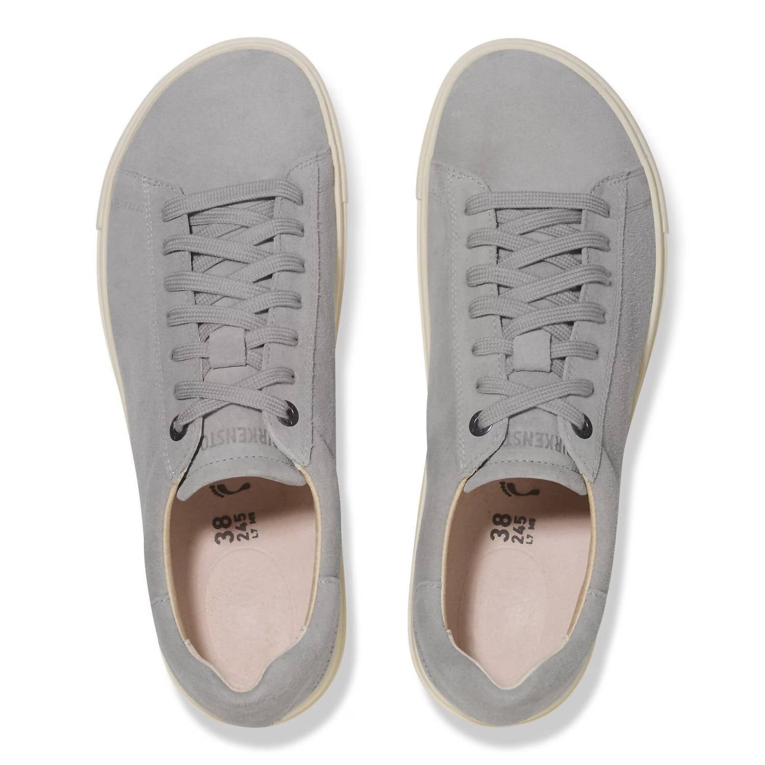 BIRKENSTOCK Women's Bend Suede Shoes in stone coin - women's sneaker - view 5
