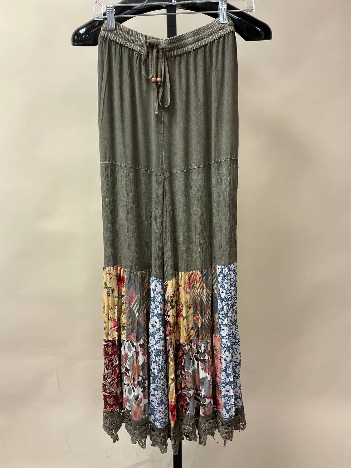 Young Threads - Women's Long Boho Patchwork Pants