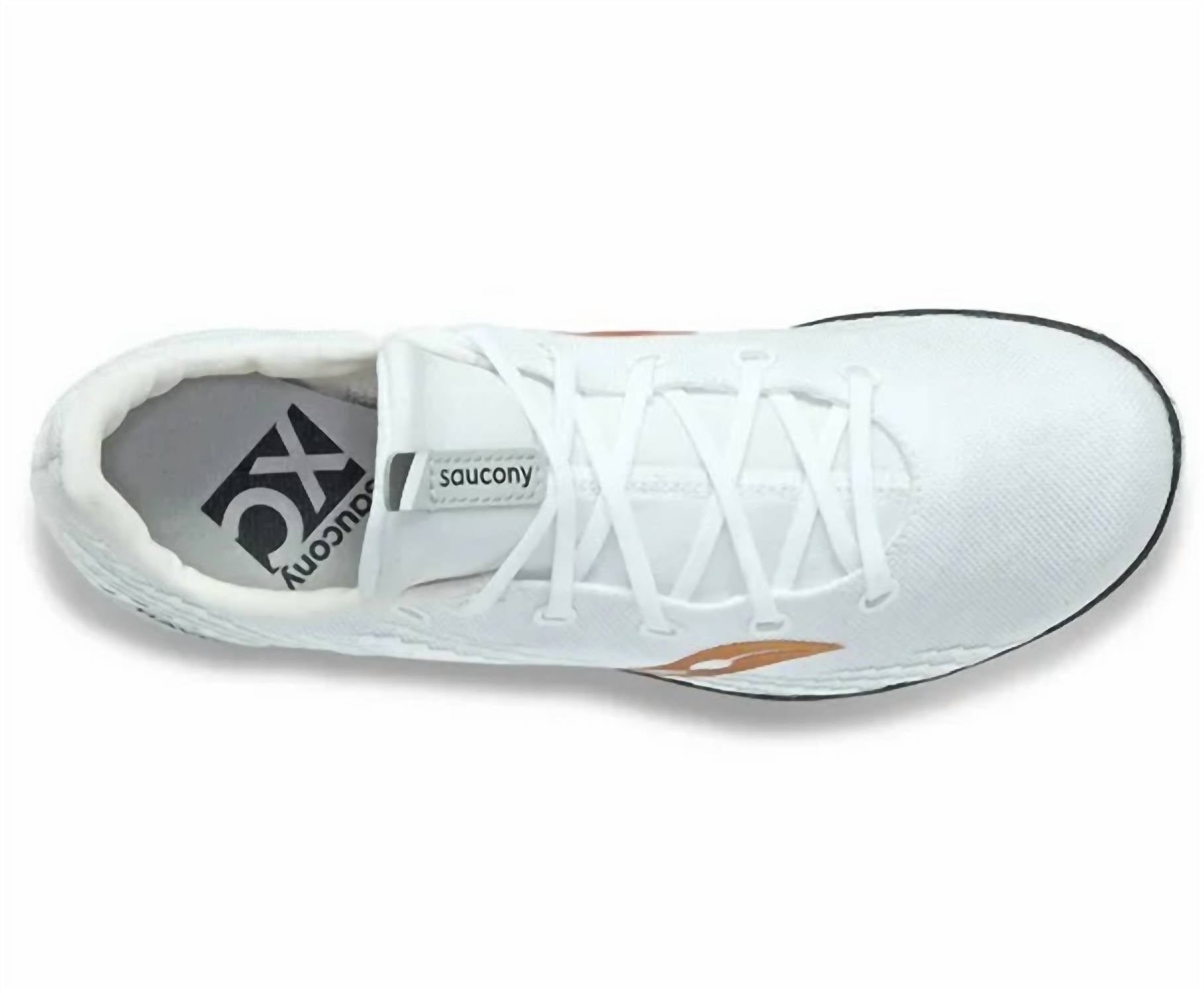 SAUCONY Men's Havok Xc 3 Prospect Shoes in white - men's shoe - alternate view
