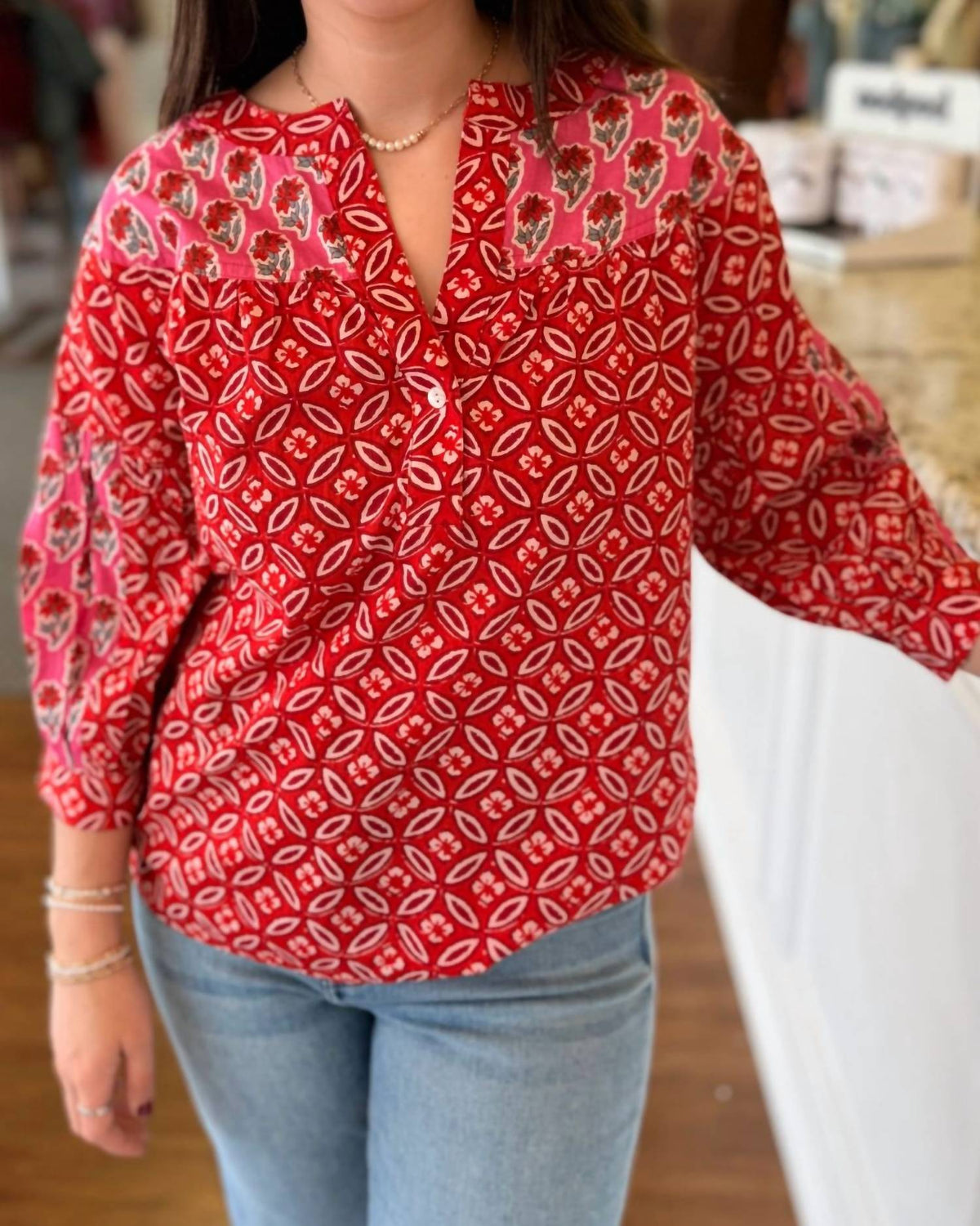 Ivy Jane - Lainey Print Blouse