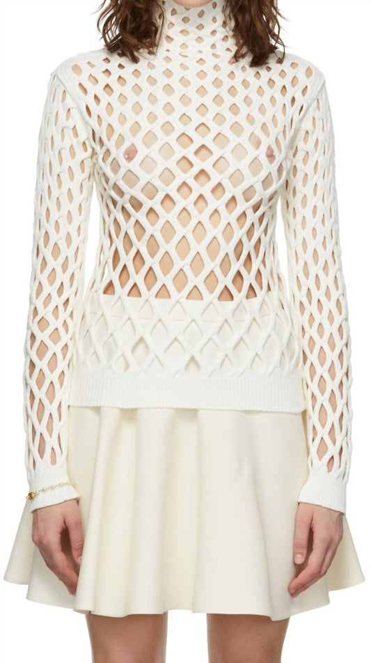 Valentino - Cut-out Knitted Top