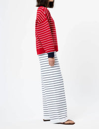 French Connection - Marley Knit Striped Crew Neck Sweater