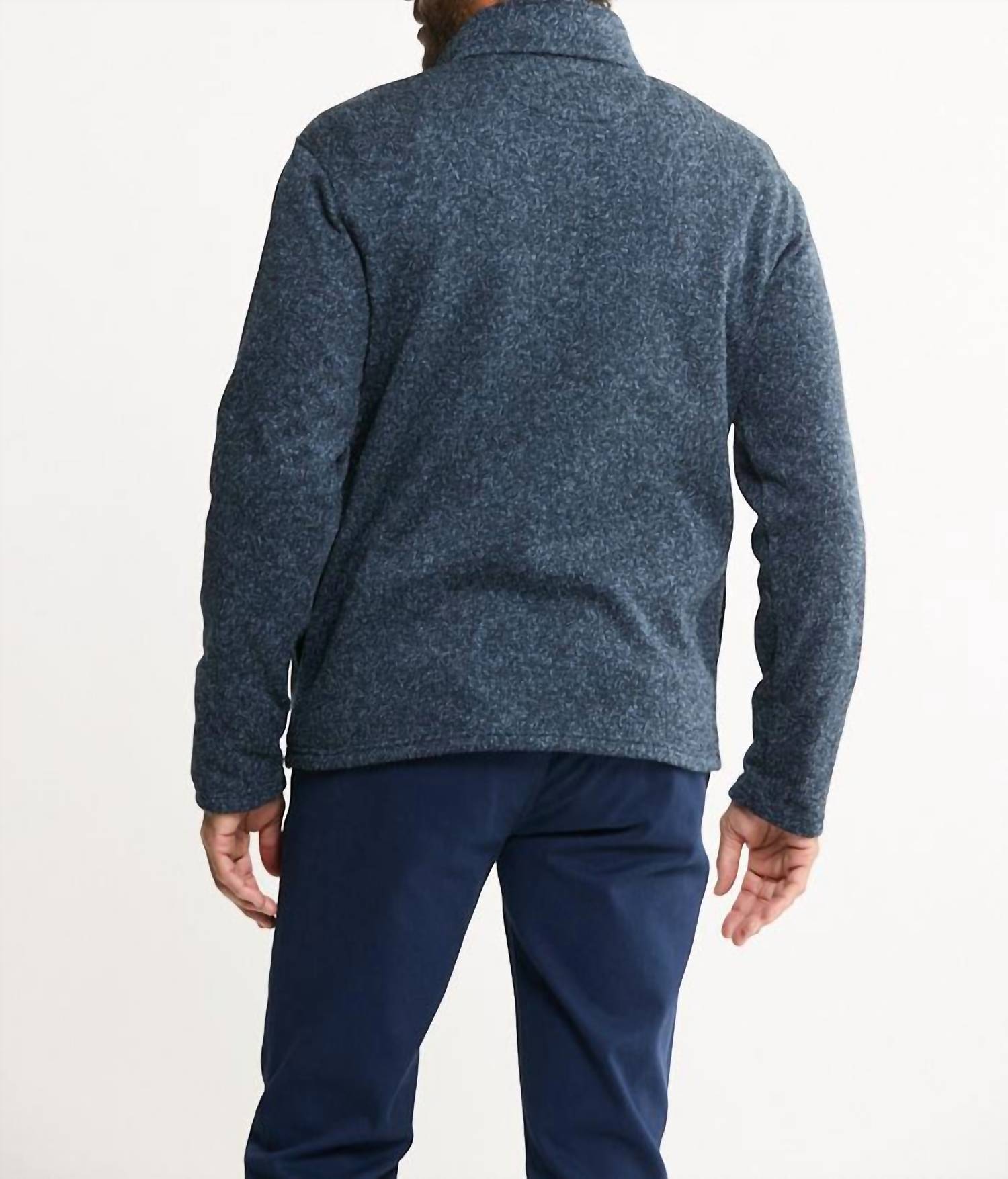 Jachs New York - Stretch Fleece Quarter Zip Pullover Sweater