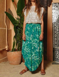 Bucketlist - Soft Smocked Waistband Wide Leg Pants