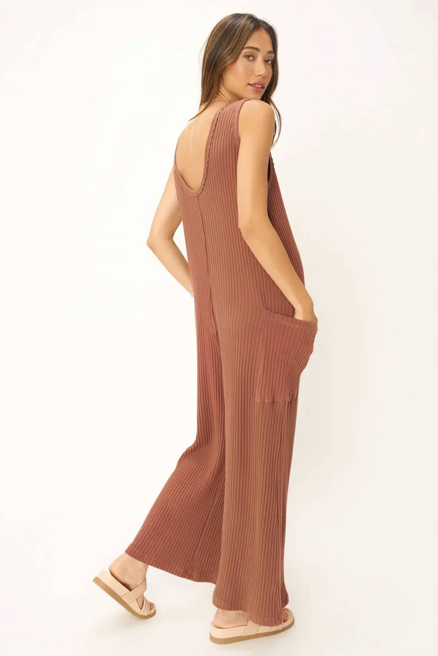 Project Social T - Santa Maria Sweater Rib Jumpsuit