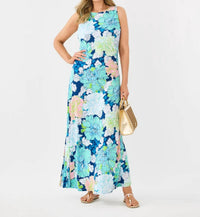 Lilly Pulitzer Carolita Maxi Dress in starlight navy - women's dress