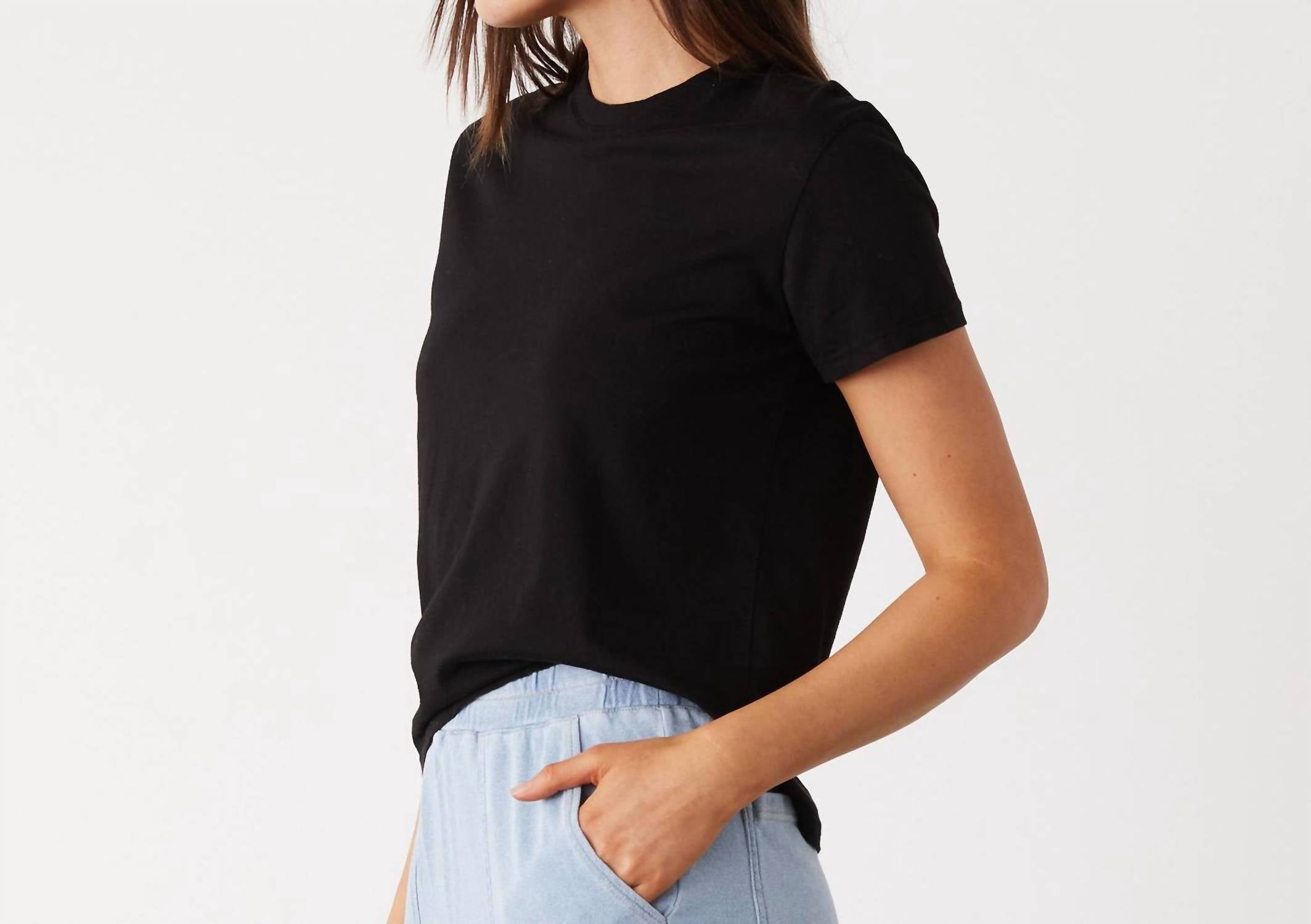 Monrow - Basic Crew Neck Tee