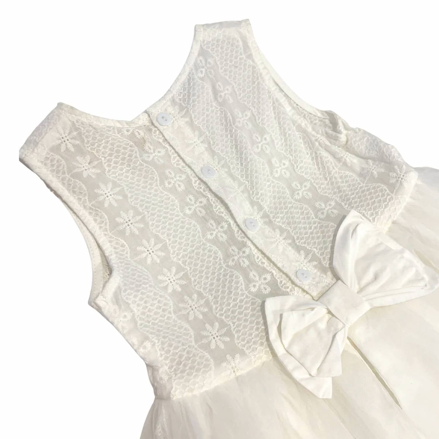 Tesa Babe - Girl's Lace On Top And Tulle Overlay On Bottom Dress