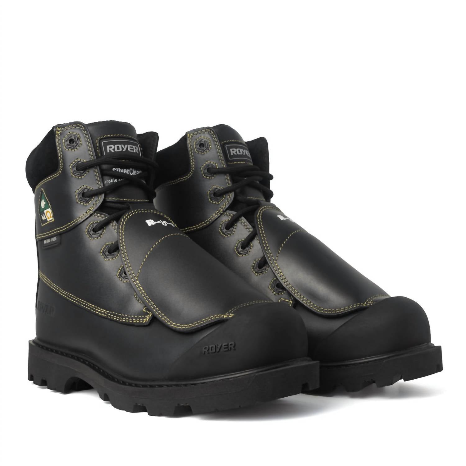 Royer Men's Flx Realflex Work Boots in black - men's boots - detail view