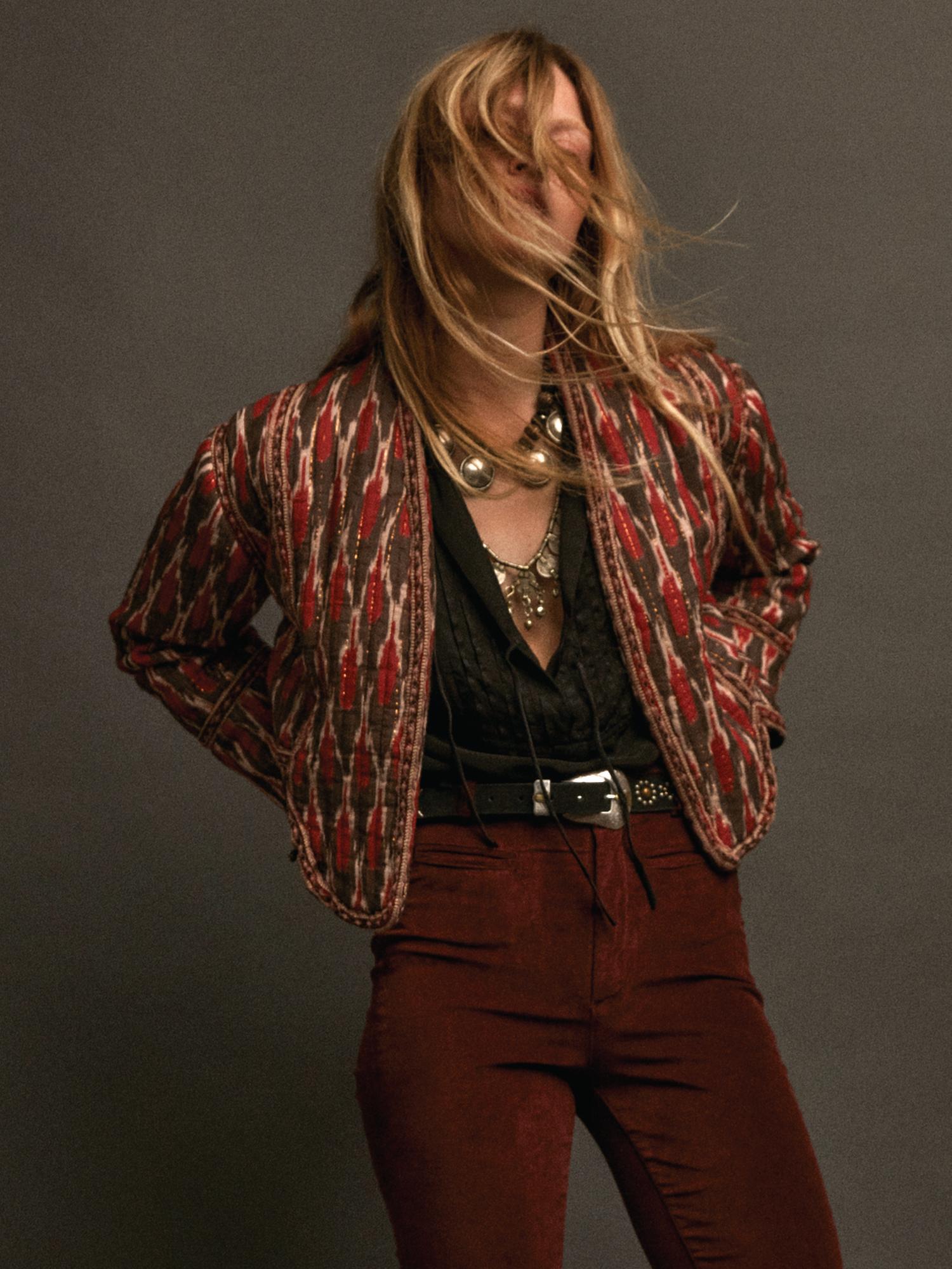 Maison Hotel Devendra Jacket in bonfire volcano - women's jacket - view 4