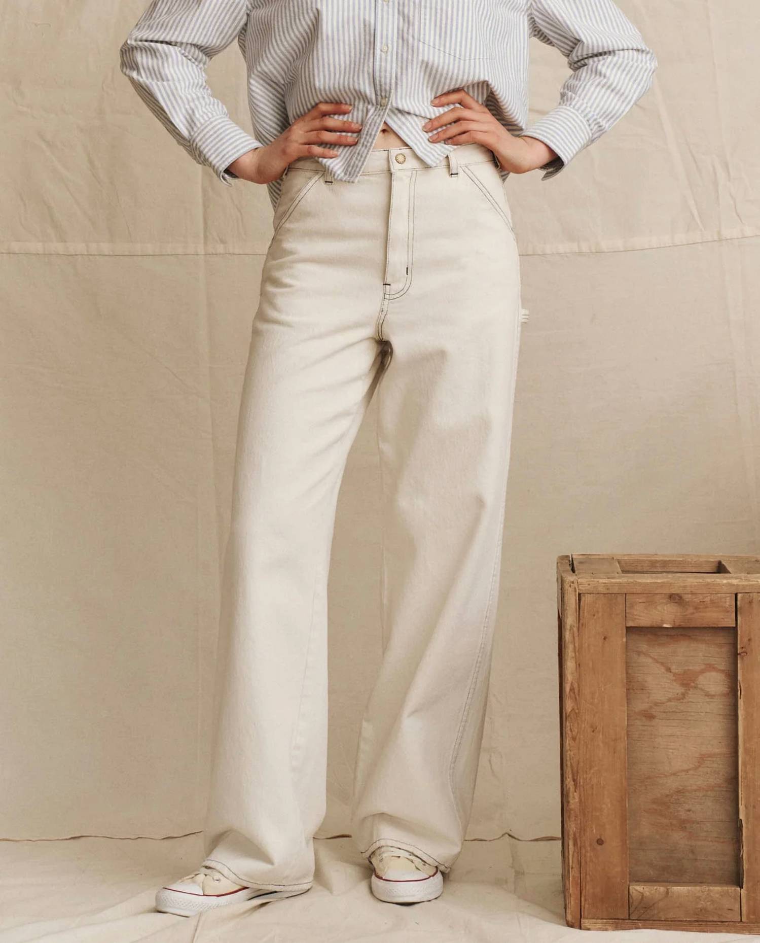 The Great. - Mill Slouchy Mid-rise Jean