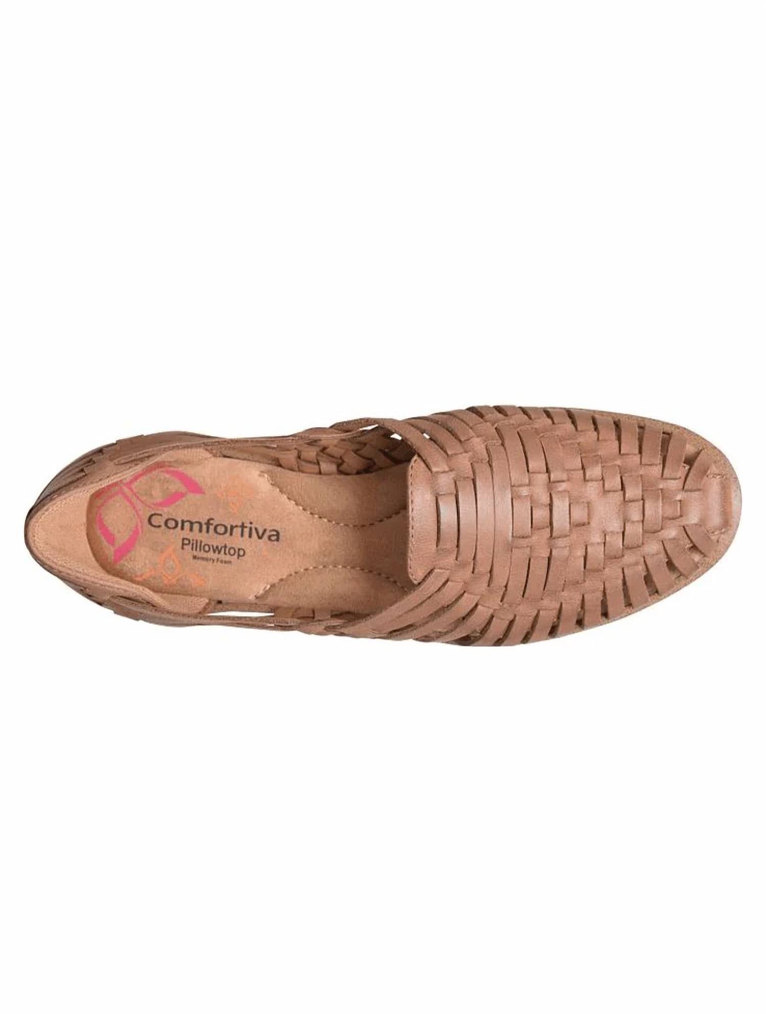 Comfortiva Women's Rainer Shoes in luggage - women's flats - detail view