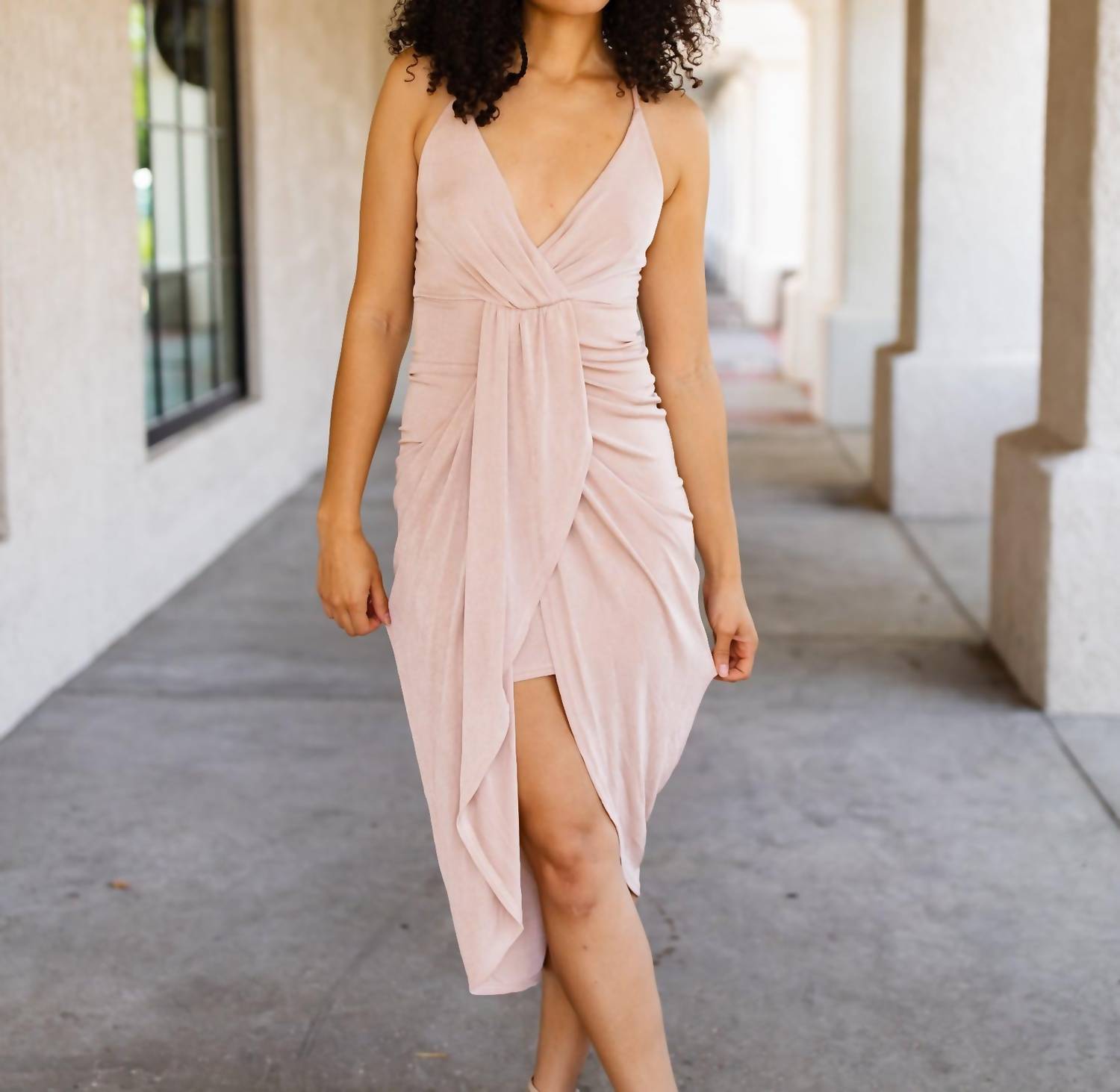 Mable - Isabella Wrap Midi Dress