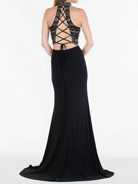 ALYCE PARIS Women's Prom Dress in black - women's dress - detail view