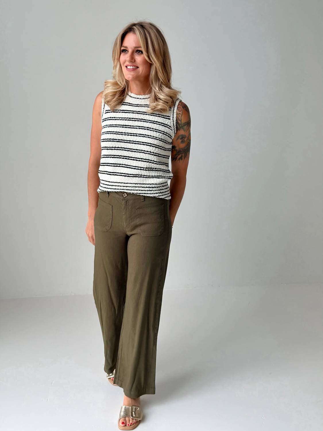 Pinch - Saturday Script Sweater Tank Top