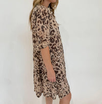 David Cline - Savanna V-neck Tiered Dress