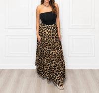 Flying Tomato - Women's Tiered Maxi Skirt
