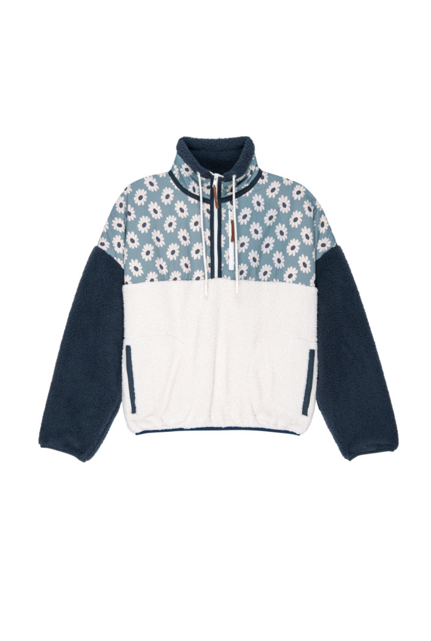 The Great. - Women's Plush Terrain Half Zip Sweater