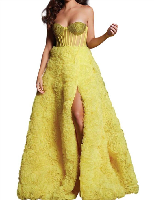 Jovani - Embellished Bodice Prom Dress