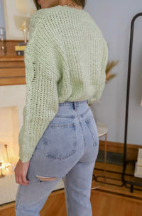 Lumiere - Thick Cable Knit Sweater