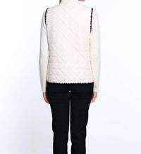 Multiples - Quilted Woven Vest