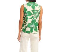Karen Kane - Shayla Sleeveless Ruffle Trim Top