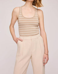 Gentle Fawn Luna Straight Leg Trousers in bone - women's pants - alternate view