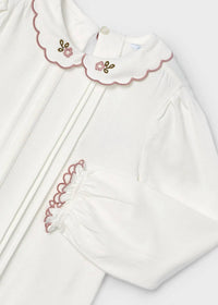 Mayoral - Girls' Embroidered Blouse